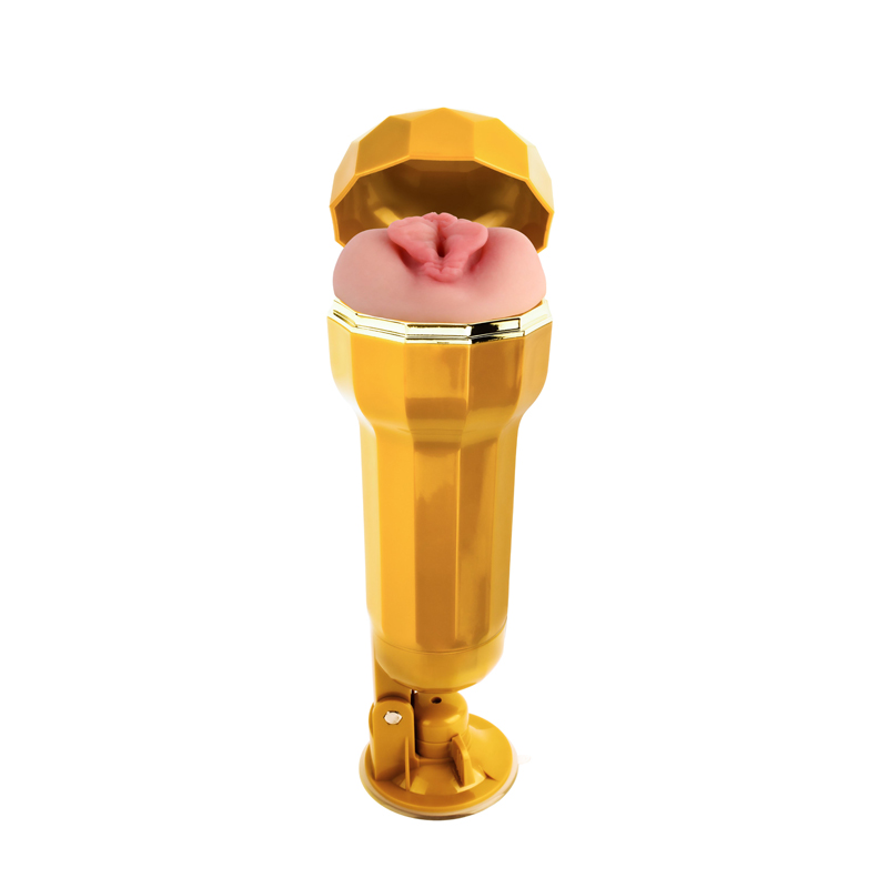 Guldskal darcey realistisk vagina cup