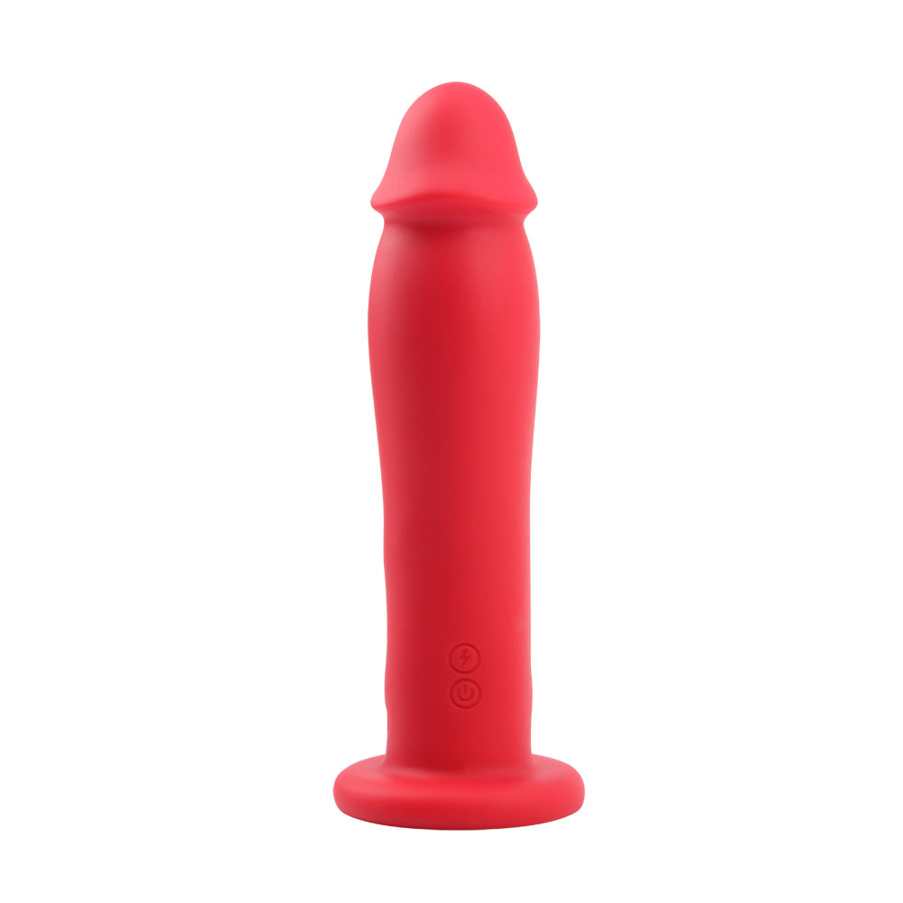 Flytande Silikon Flexibel Vibrerande Dildo Med Power Boost