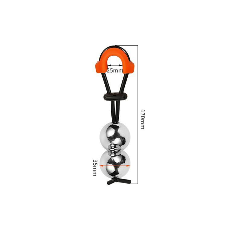 Metal Penis Stretcher-Dual-Ball (φ35 mm)