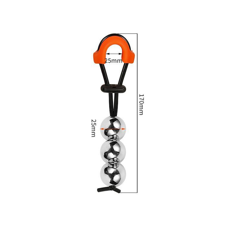 Metall Penis Stretcher-Tri-Ball (φ25 mm)