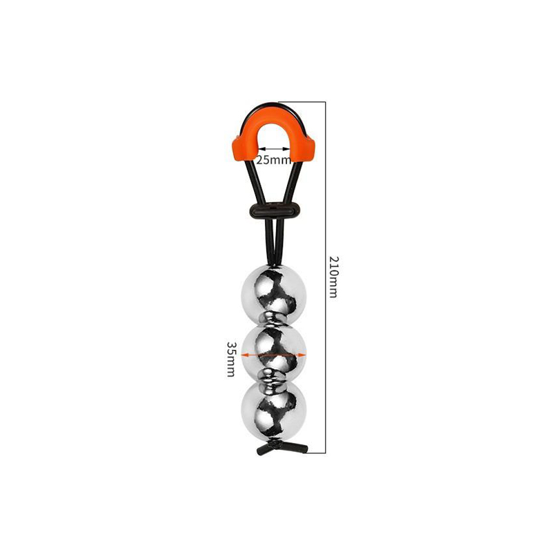 Metal Penis Stretcher-Tri-Ball (φ35 mm)